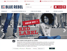 Tablet Screenshot of bluerebel.nl